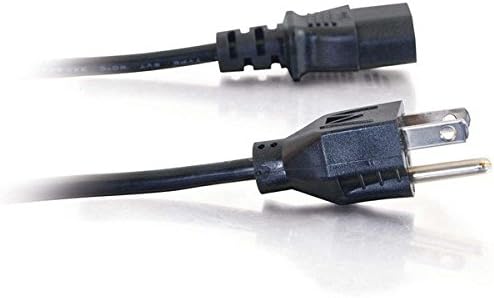 C2G Power Extension Cord, 18 AWG Monitor Power Cable