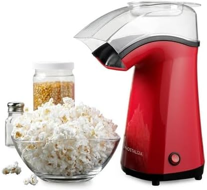 Nostalgia APH200RED 16-Cup Air Pop Popcorn Maker, Red