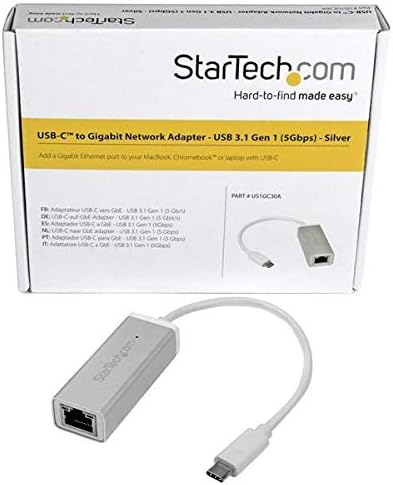StarTech USB to Ethernet Adapter - USB to RJ45 Gigabit Network Adapter