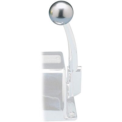 Rupp Control Knob Silver for Morse Controls (3/8-24 Thread)