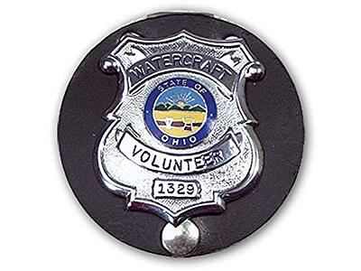 Perfect Fit Clip-on Belt Badge Holder - Round, Wear on Belt or Use as Neck Badge Clip on Holder for On or Off Duty Use