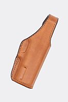 BIANCHI Model 19L Thumbsnap Suede-Lined Leather Belt Slide Holster