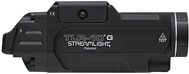 Streamlight 69473 TLR-10 G Flex 1000-Lumen Rail-Mounted Tactical Weapon Light with Integrated Green Aiming Laser