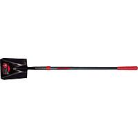 Square Point Transfer Shovel, 12 in L x 9.5 in W blade, 48 in Fiberglass Straight; Cushion Grip Handle