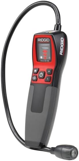 RIDGID 36163 CD-100 Micro Combustible Gas Handheld Diagnostic Detector with 16" Flexible Probe and Visual, Audible