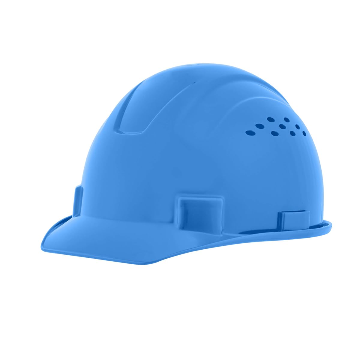 Jackson Safety Advantage Front Brim Hard Hat, Vented, 4-pt. Ratchet Suspension, Blue, 20222