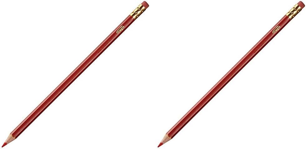 Integra Red Grading Pencil, Presharpened, HB Lead, Pack of 12