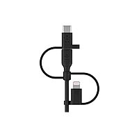 Belkin 3-in-1 Universal USB-A Cable - USB-C Cable, Lightning Cable, Micro-USB Charging Cable