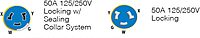 MARINCO 50A Shore Power Cordset