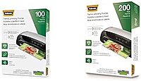 Fellowes Thermal Laminating Pouches, 5mil Letter Size Sheets, 9 x 11.5, 100 Pack, Clear (5743501) + 200 Pack