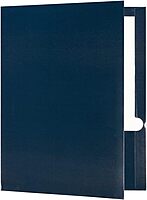 JAM PAPER Laminated Two-Pocket Glossy Presentation Folders - Letter Size