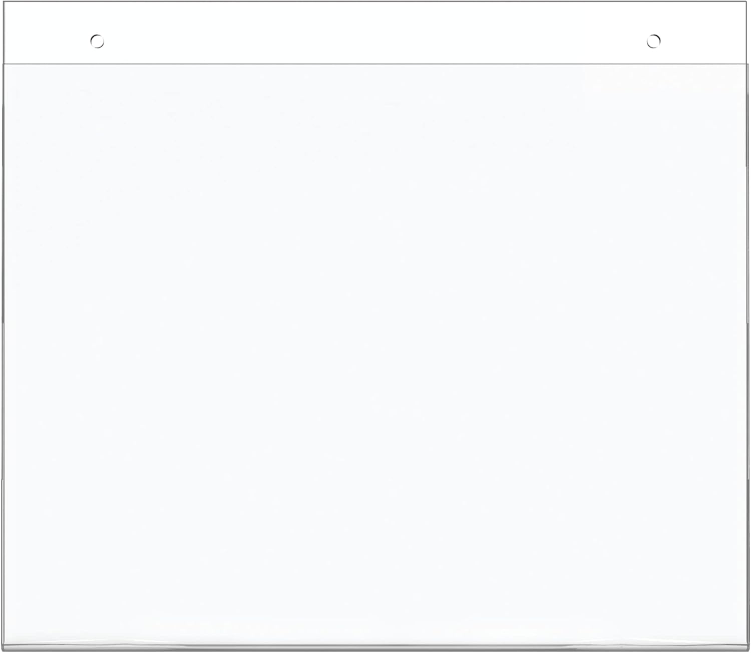 Office Depot Brand Wall Sign Holder, Horizontal, 8-1/2inH x 11inW, Clear