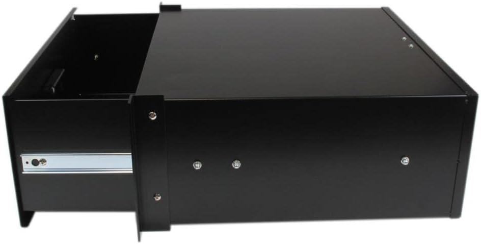 APC Sliding Shelf - AR8123BLK, 100 lb, Black