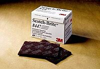Scotch-Brite Production Hand Pads 8447 - 6 x 9 in Aluminum Oxide Super Fine (Set of 10)
