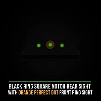 NIGHT FISION Tritium Night Sight Set for Glock 17/17L/19/22-28/31-35/37-39/45
