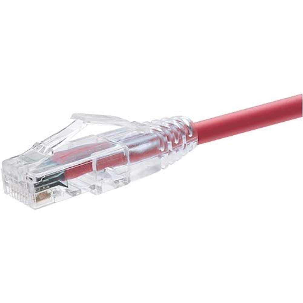 Clearfit CAT6 Patch Cable, Red, Snagless, 5FT