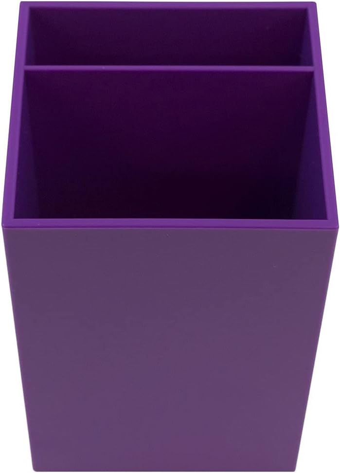 JAM PAPER Plastic Pen Holder - Desktop Pencil Cup