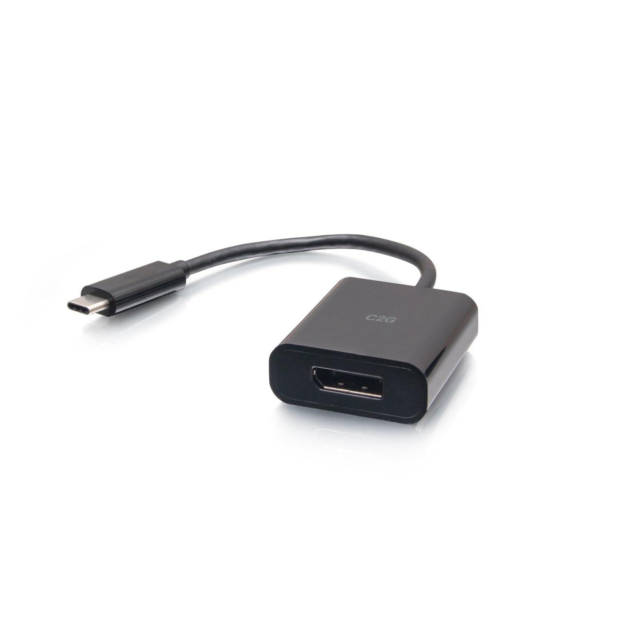 C2G USB-C® to DisplayPort™ Adapter Ultra HD 4K 60Hz USB C to DP Converter - Black - C2G26933