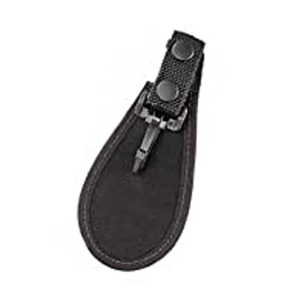Uncle Mike's Key Holder - Open with Flap Open Key Kodra Black Ring Holder, Card 88601