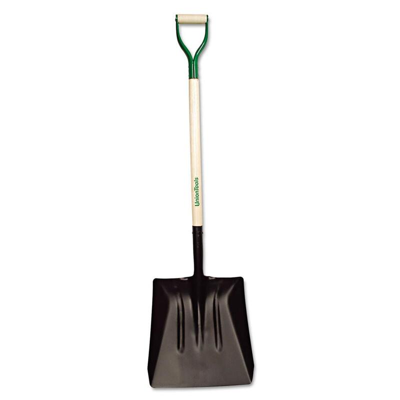 UNIONTOOLS Street Shovel - 14.5in Blade, 39in Ash D-Handle