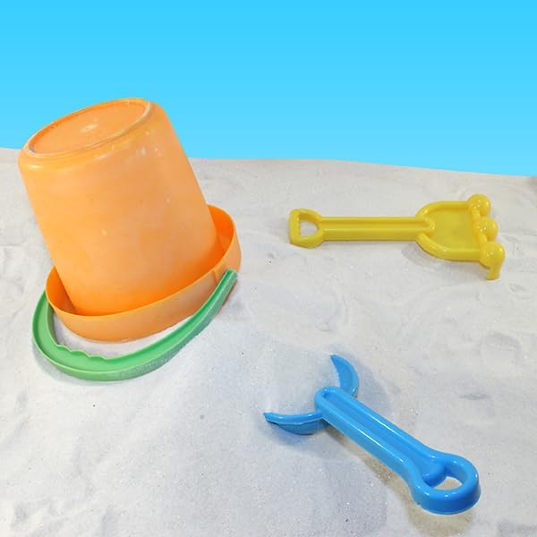 Sandtastik Sparkling White Play Sand - 50 lb (22.6 kg), Fill Sandboxes & Sensory Tables, Non-Toxic, Scoop