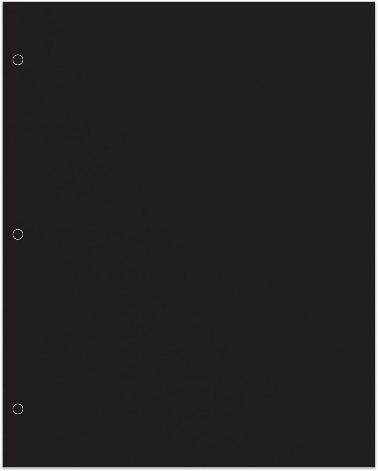 Office Depot® Brand 2-Pocket School-Grade Paper Folder, Letter Size, Black