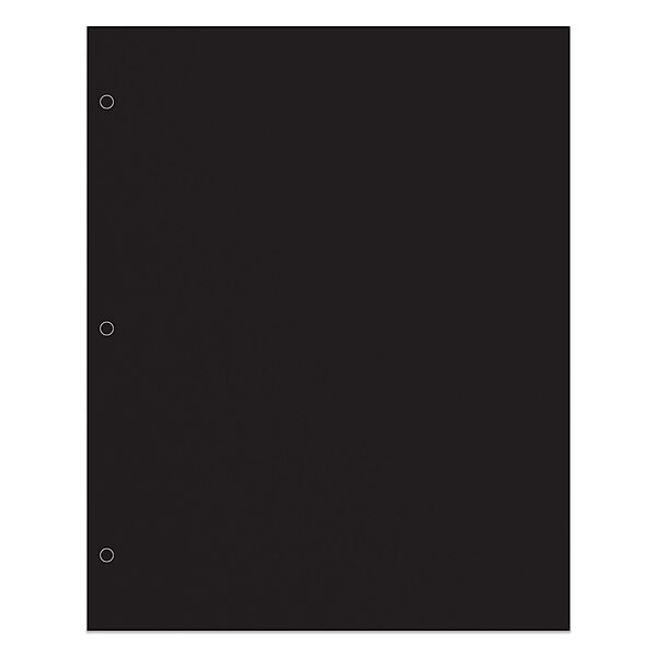 Office Depot® Brand 2-Pocket School-Grade Paper Folder, Letter Size, Black