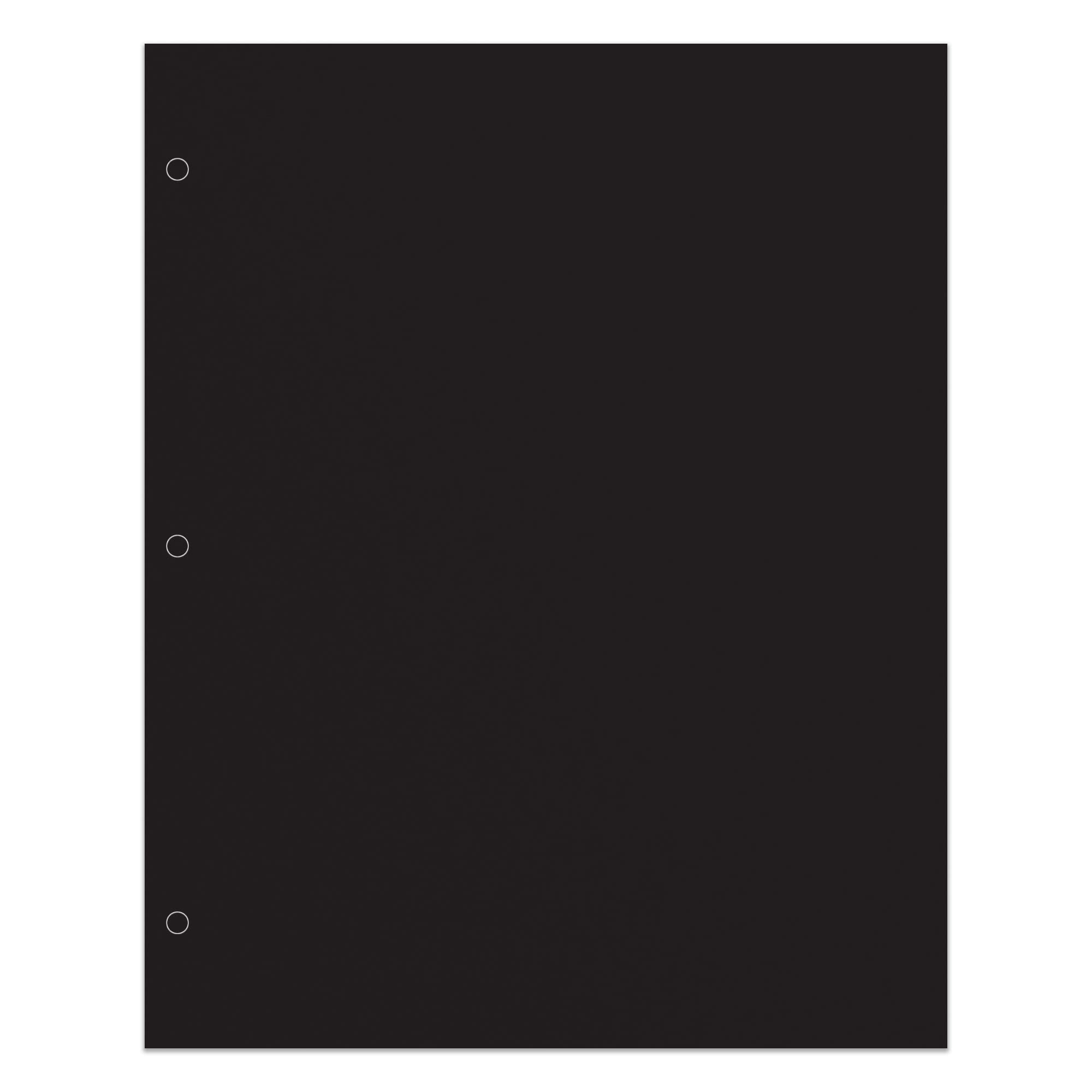 Office Depot® Brand 2-Pocket School-Grade Paper Folder, Letter Size, Black