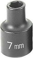GREY PNEUMATIC 7mm 3/8" Drive Socket
