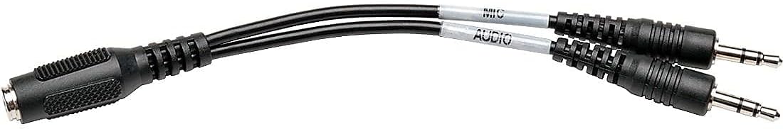 TRIPP LITE P318-06N-FMM 6-Inch Audio Headset Splitter Adapter 4 Position 2x3 Position 3.5mm