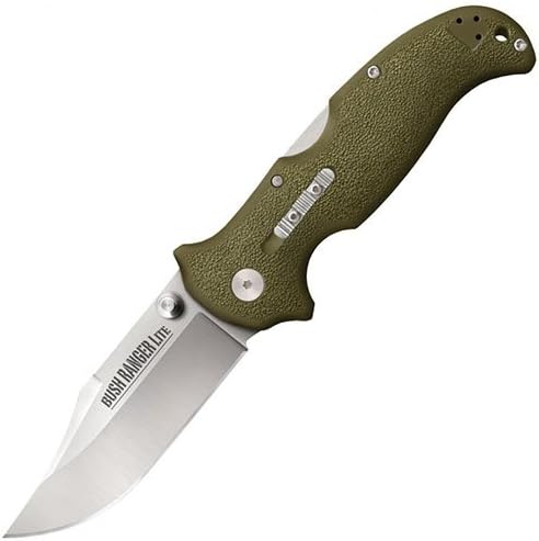 COLD STEEL Bush Ranger Lite 3.5" 8Cr13MoV Folding Knife with GFN Handle and Rocker Lock