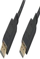 AddOn 5 Pack of 6ft DisplayPort Male to Male Black Cable