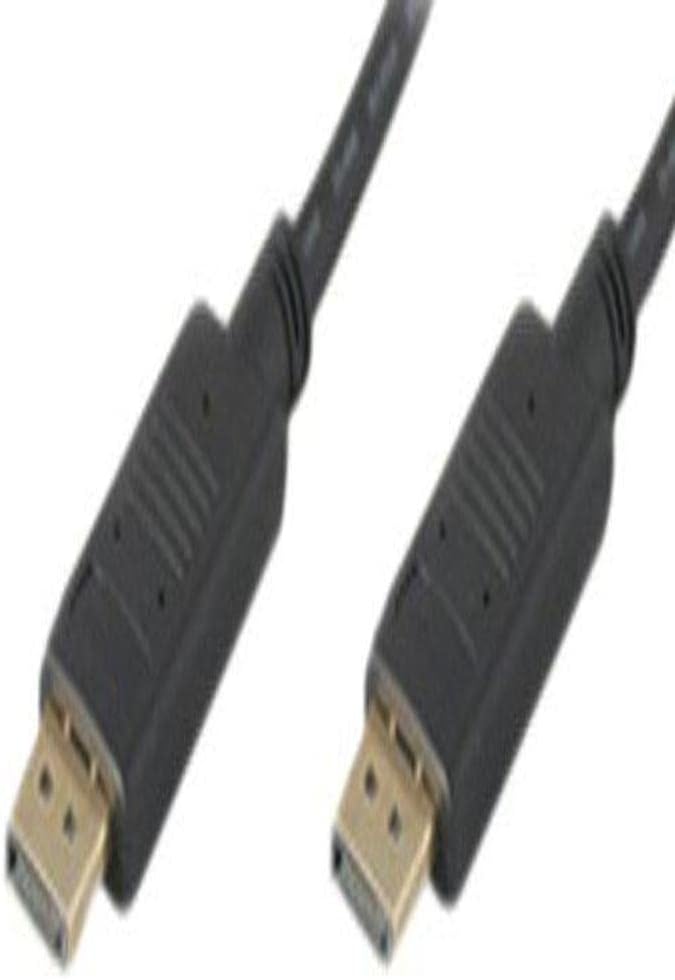 AddOn 5 Pack of 6ft DisplayPort Male to Male Black Cable