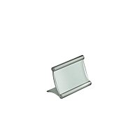 Azar Displays 300884 Curved Metal Frame, 3.5W x 2.25H, Silver