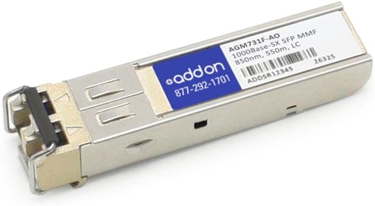 ADDON NETGEAR AGM731F COMPATIBLE TAA COMPLIANT 1000BASE-SX SFP TRANSCEIVER (MMF,