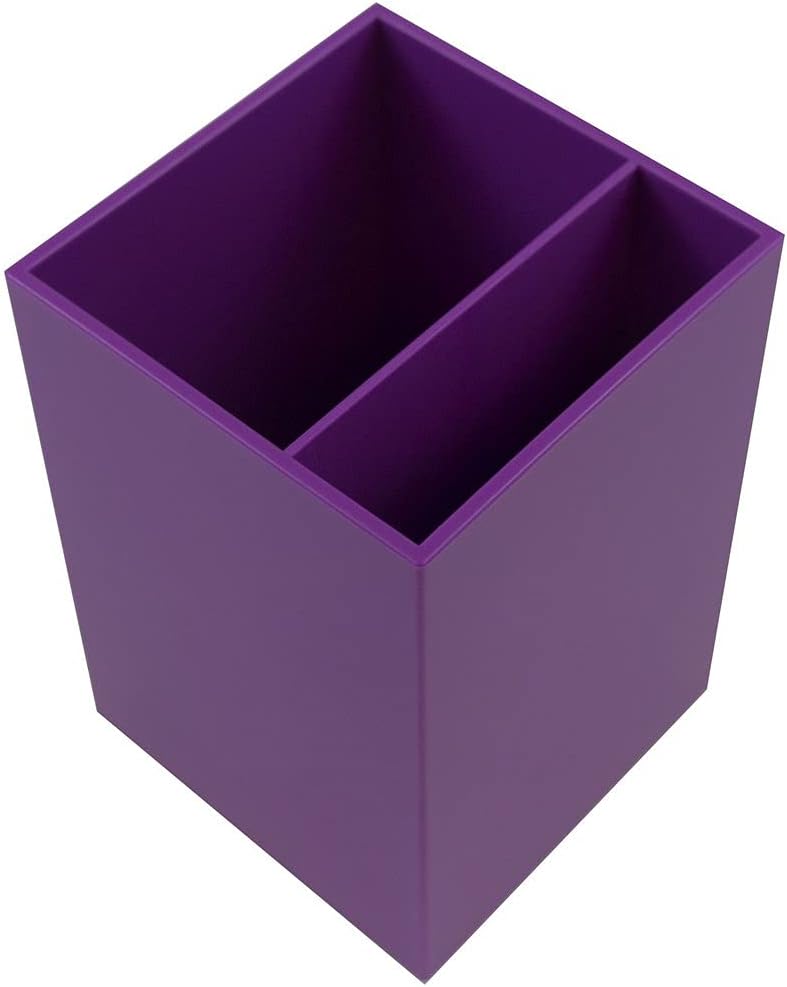 JAM PAPER Plastic Pen Holder - Desktop Pencil Cup