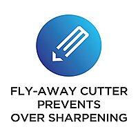 X-ACTO SchoolPro Electric Pencil Sharpener, Model 1670X, Transparent Gray