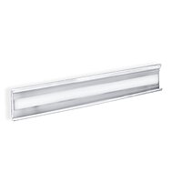 Azar Displays Adhesive-Back Acrylic Nameplate, 8.5" W x 2" H, Clear - Pack of 10