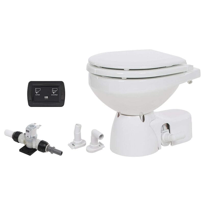 Jabsco Quiet Flush E2 Compact Electric Marine Toilet