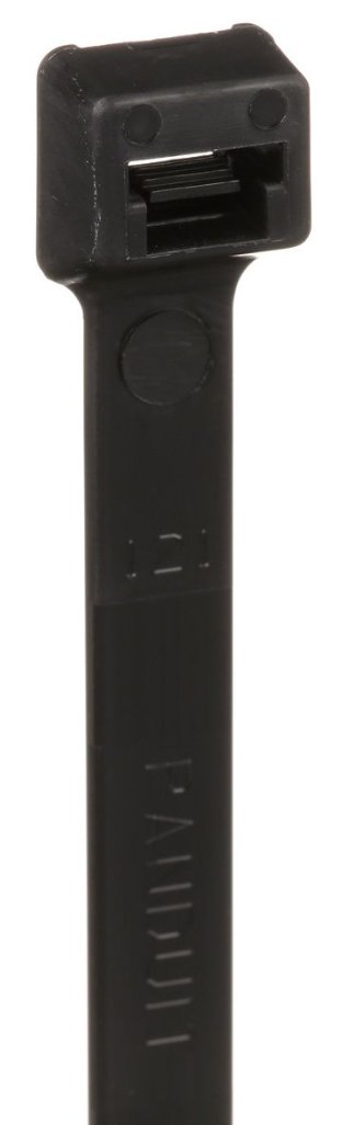 Panduit PLT4H-L0 Pan-Ty Cable Tie, Weather Resistant Nylon 6.6, Light-Heavy Cross Section, Straight Tip