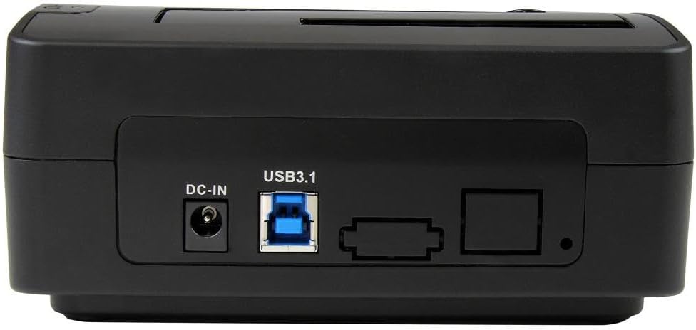 StarTech.com Single Bay USB 3.1 to SATA Hard Drive Docking Station, USB 3.1 (10 Gbps) Hard Drive Dock