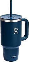 Hydro Flask Travel Tumbler with Handle, Lid and Straw - Insulated Stainless Steel