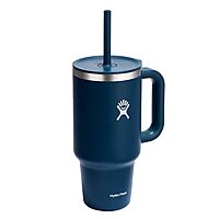 Hydro Flask Travel Tumbler with Handle, Lid and Straw - Insulated Stainless Steel