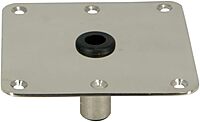 Springfield KingPin  7" x 7" Stainless Steel Square Base (Threaded)