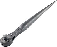 Klein Tools 3238 Ratcheting Wrench, Construction Spud Wrench, 1/2-Inch Drive, Forged From Alloy Steel