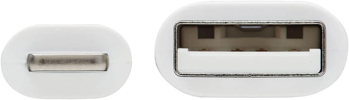 Tripp Lite Safe-IT USB-A to Lightning Charge Cable, Hospital-Grade Protection Cable (M/M), MFi Certified, White