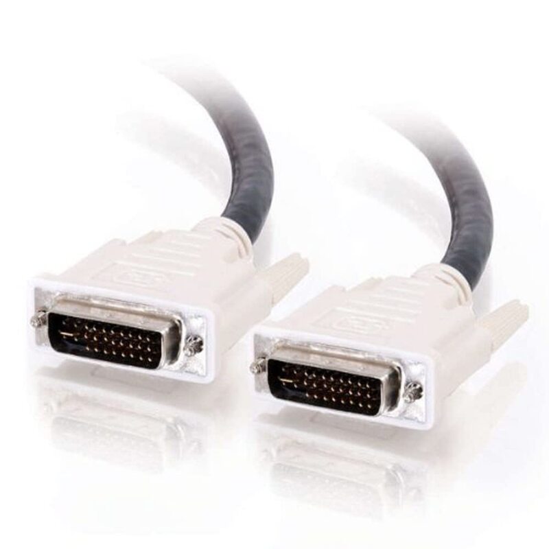 C2G/Cables To Go Legrand - C2G DVI-D to DVI-D Video Cable, Male to Male Dual Link Digital Video Cable, Black Computer Cable, 3 Meter (9.8 Foot) Monitor Cable, 1 Count, C2G 26942