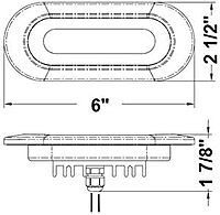 Scandvik Flush Mount Spreader Light - 10-30V - White
