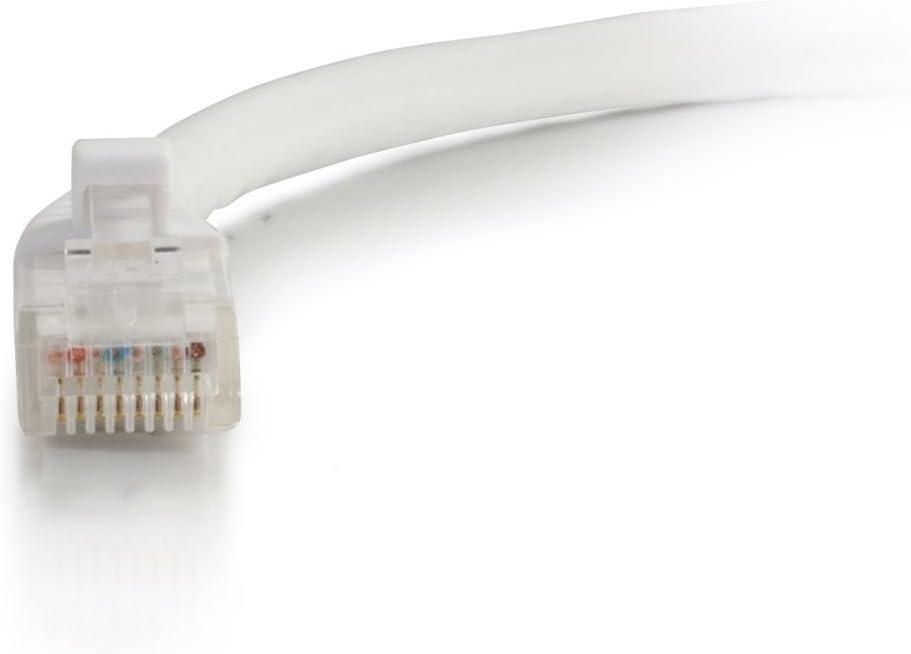 C2G 7ft Cat6 Ethernet Cable - Snagless Unshielded (UTP) - White - RJ-45 Male