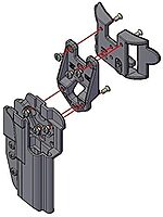 COMP-TAC International OWB Kydex Holster w/ Modular Mounts